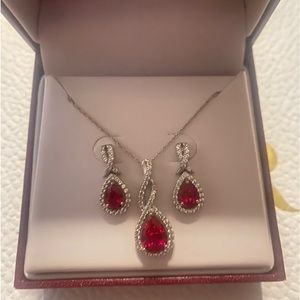 Not costume! Silver sun 925 and gemsNEW!